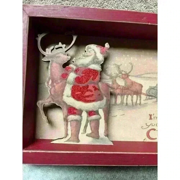 Christmas Santa Decor “I’m Sending You a Merry Christmas” - Picture 3 of 5